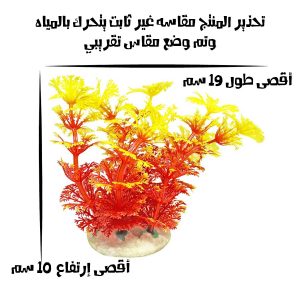 نباتات-برتقالية-زينة-لحوض-السمك