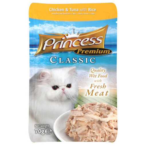 برينسيس-كلاسيك-أظرف-تونه-و-الدجاج-مع-الأرز-طعام-رطب-للقطط-70-غرام